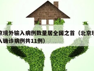 北京境外输入病例数量居全国之首（北京境外输入确诊病例共11例）